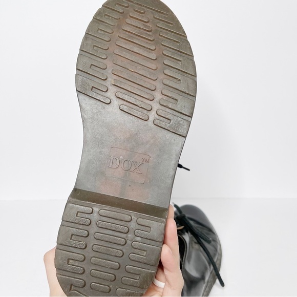 Vintage Dr. Martens Look Shoes Size 11 Women’s Oxfords Leather Black - Picture 5 of 6